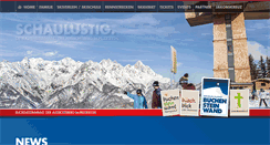 Desktop Screenshot of bergbahn-pillersee.com